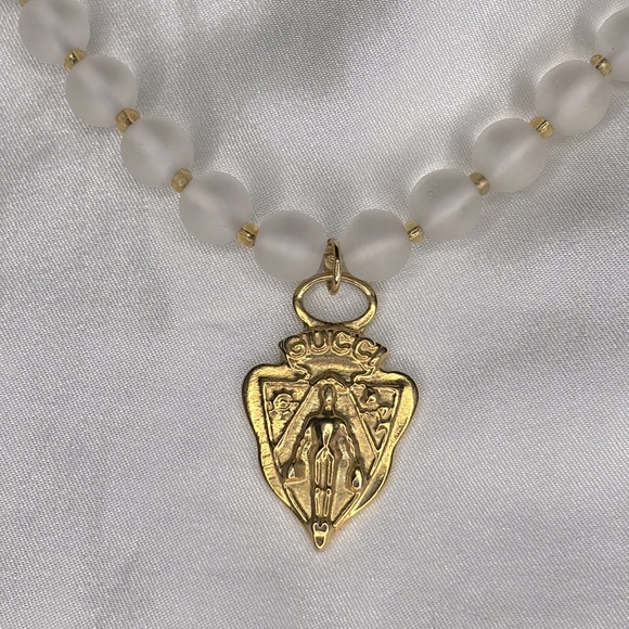 ⭐️ Rare Gucci Glass Bead Necklace - Picture 3 of 8
